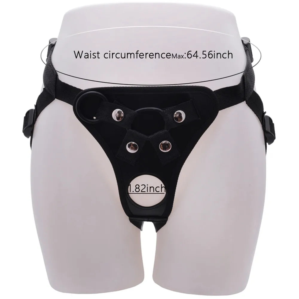 Culotte à sangle portable avec gode réaliste