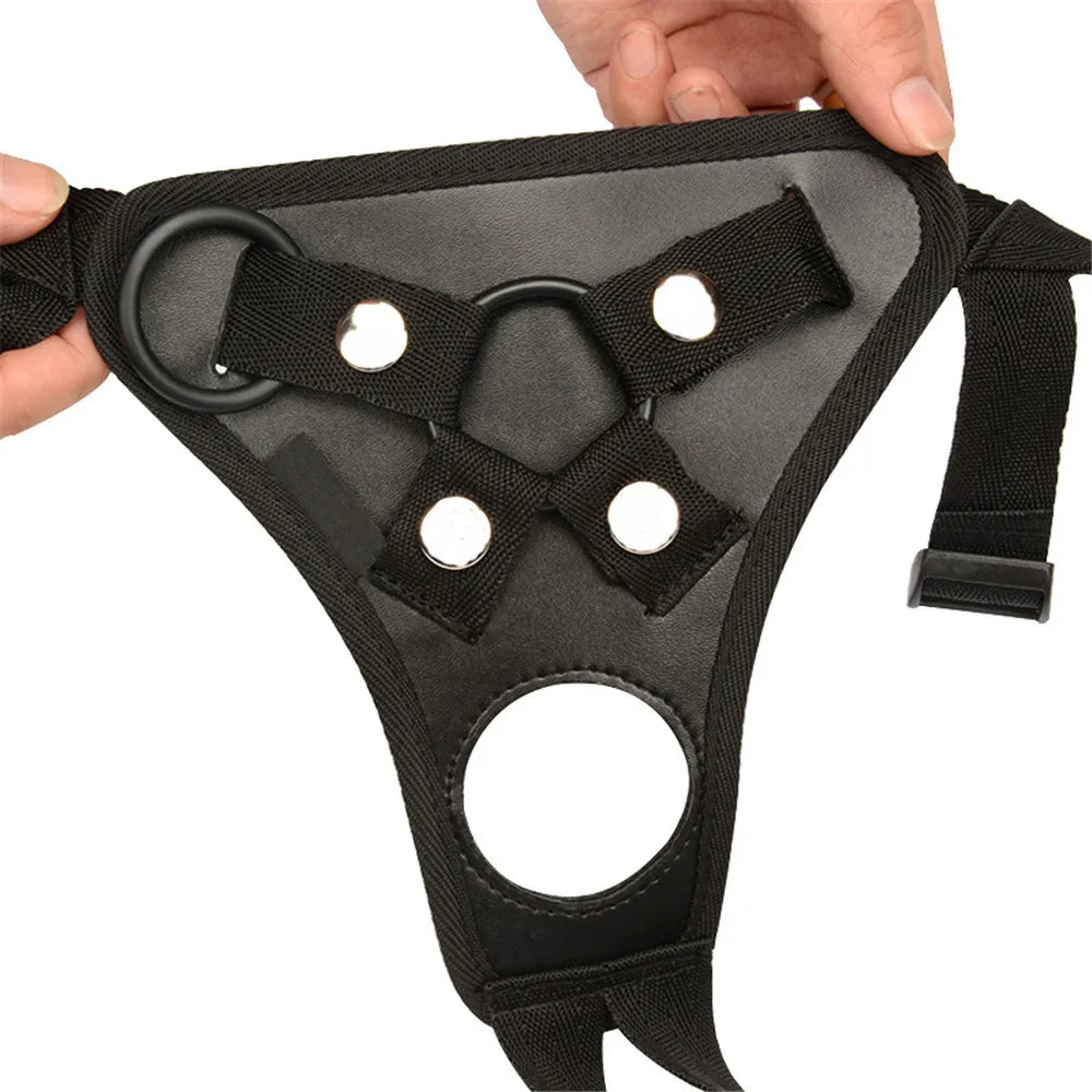 Culotte à sangle portable avec gode réaliste