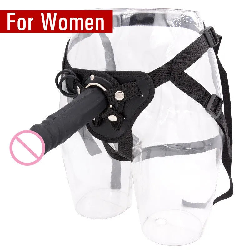 Culotte à sangle portable avec gode réaliste