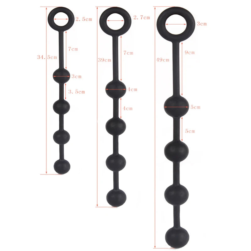 Nouveau plug anal, boules anales en silicone, jouets sexuels pour adultes, jouet érotique, gros plug anal, perles anales, dilatateur, plug, sextoy