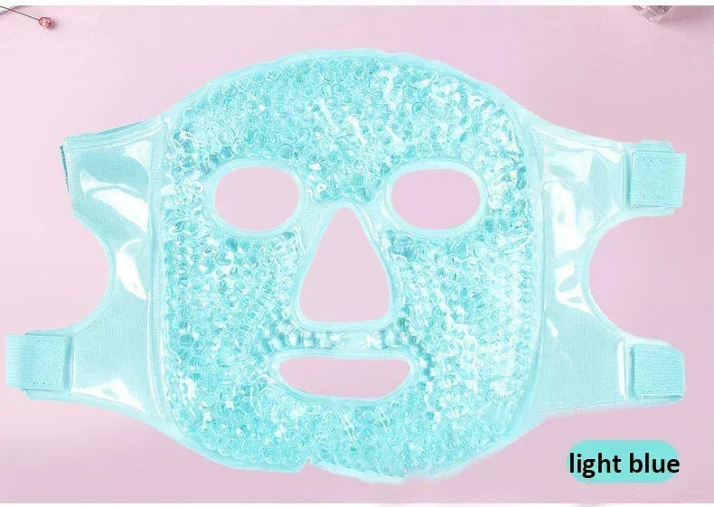 Masque visage et yeux aux perles de gel SPA – Thérapie par le chaud et le froid