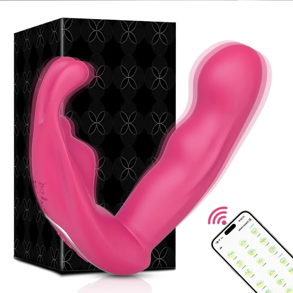 Vibromasseur point G avec application, culotte vaginale, vibromasseur lapin pour femme, stimulateur de clitoris, masturbateur féminin, jouets sexuels pour adultes