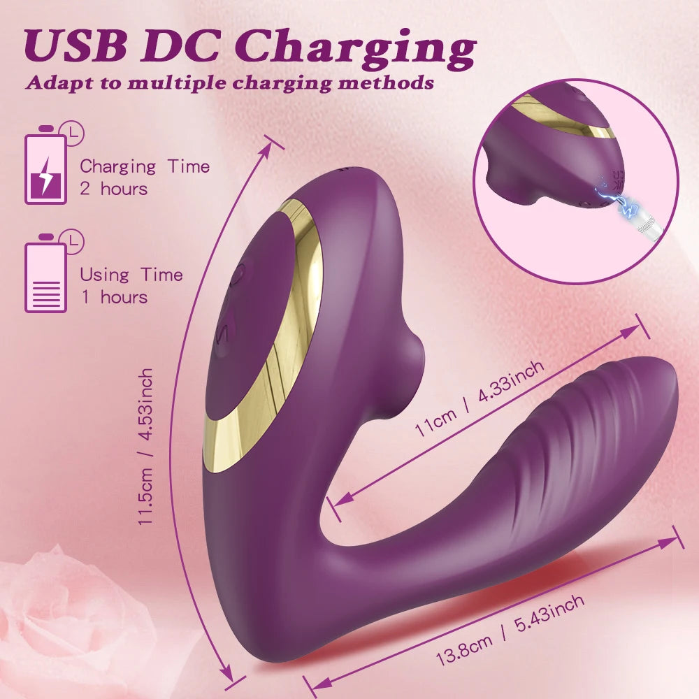 Vibromasseur clitoridien puissant pour femme, stimulateur clitoridien, point G, gode vibrant, jouets sexuels pour adultes
