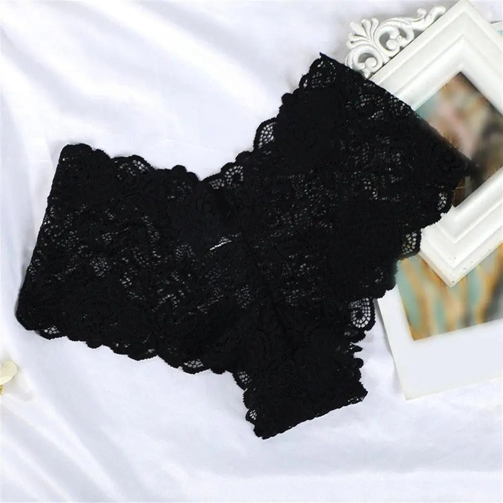 Culotte brésilienne en coton et dentelle sans coutures