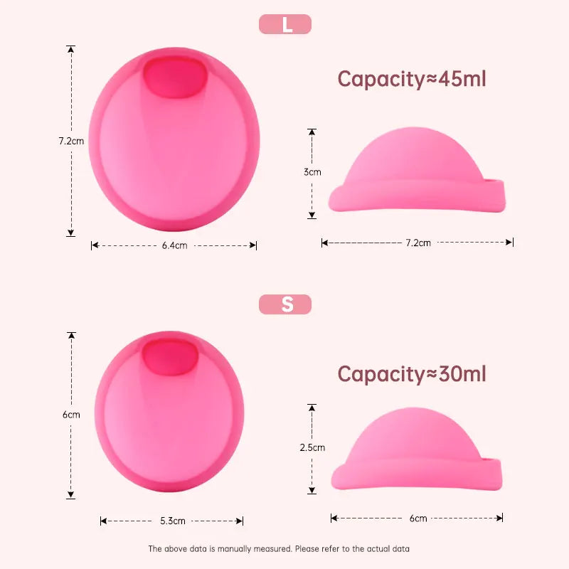 Disque menstruel réutilisable – Coupe menstruelle en silicone souple