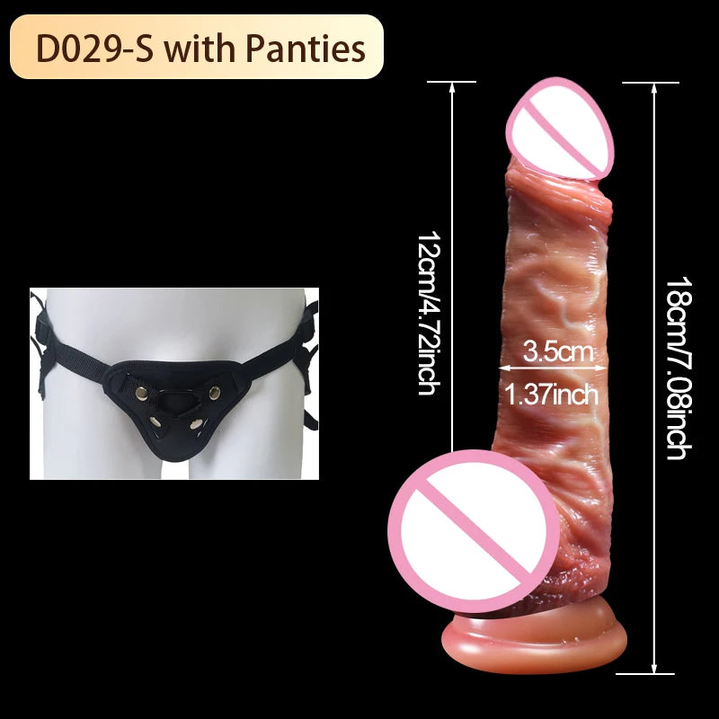 Gode réaliste pour femme, machine à sexe pour prépuce coulissant, masturbateur anal, gode ceinture, gros pénis, jouets sexuels pour adultes, 18 ans