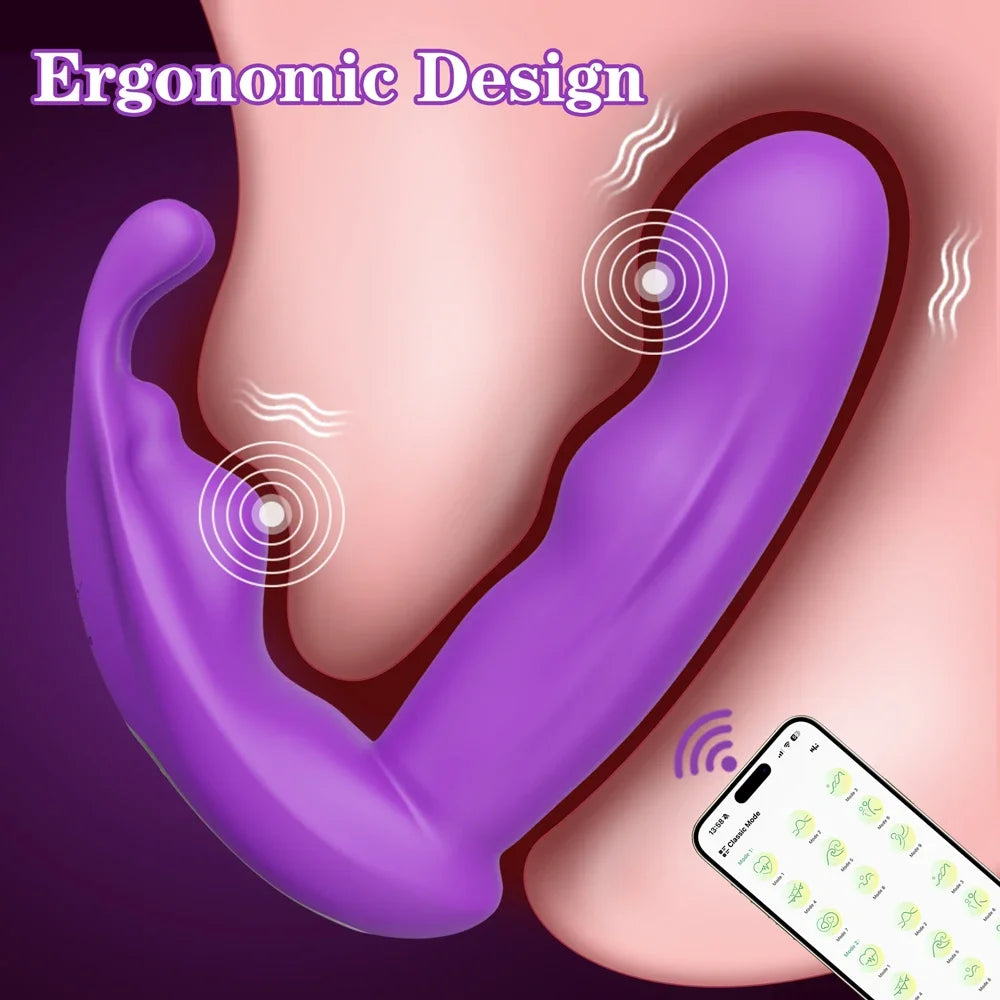 Vibromasseur point G avec application, culotte vaginale, vibromasseur lapin pour femme, stimulateur de clitoris, masturbateur féminin, jouets sexuels pour adultes
