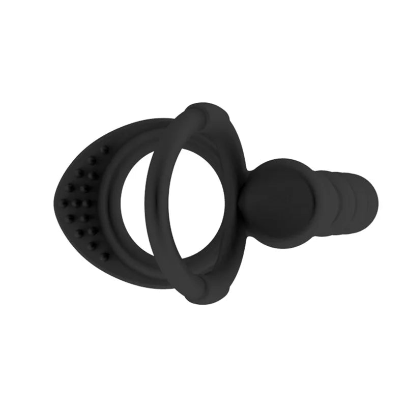 Vibromasseur double pénétration en silicone – Plug anal et jouet pour couple