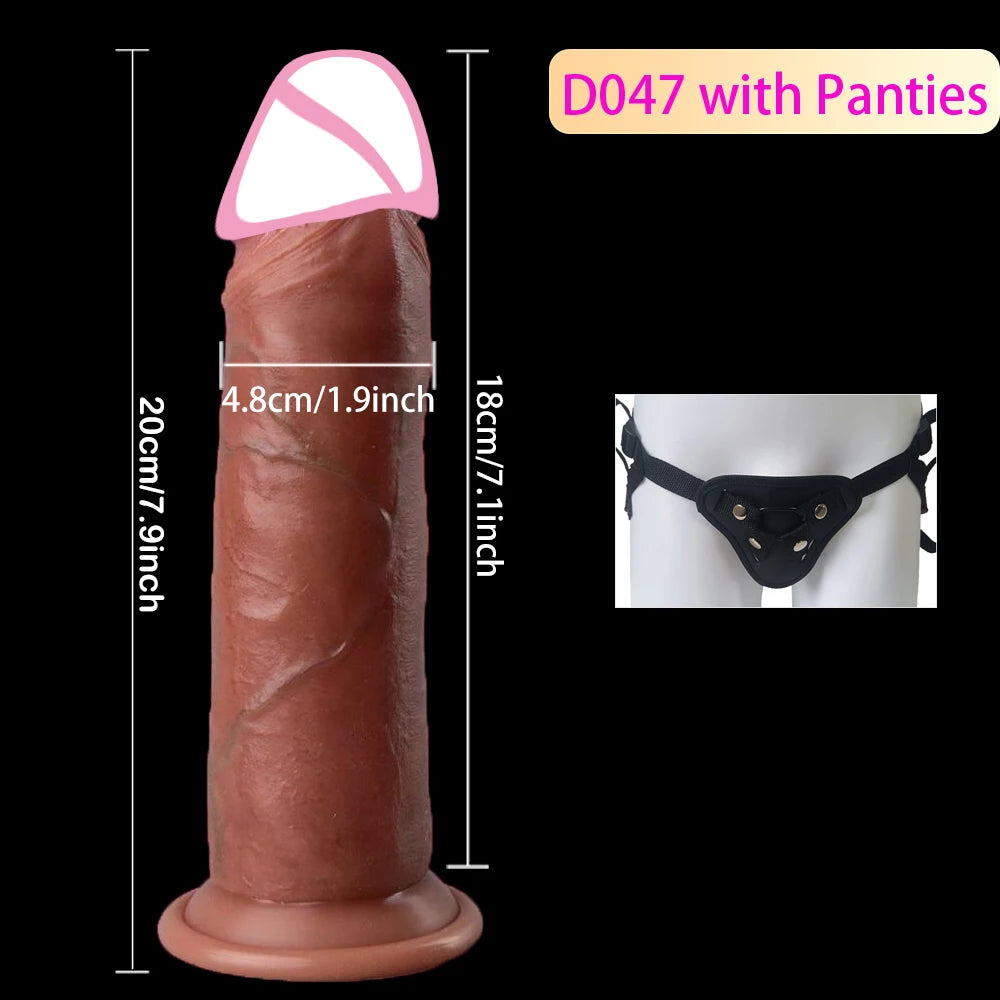Gode réaliste pour femme, machine à sexe pour prépuce coulissant, masturbateur anal, gode ceinture, gros pénis, jouets sexuels pour adultes, 18 ans