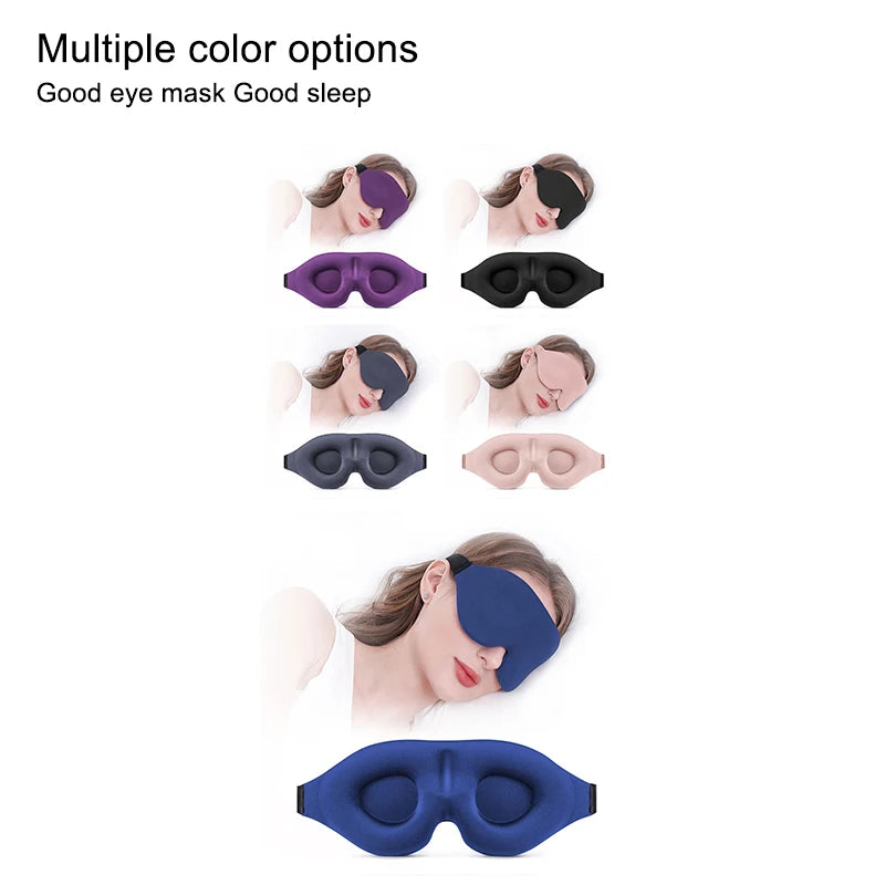 Masque de sommeil 3D – Bandeau doux pour un sommeil réparateur