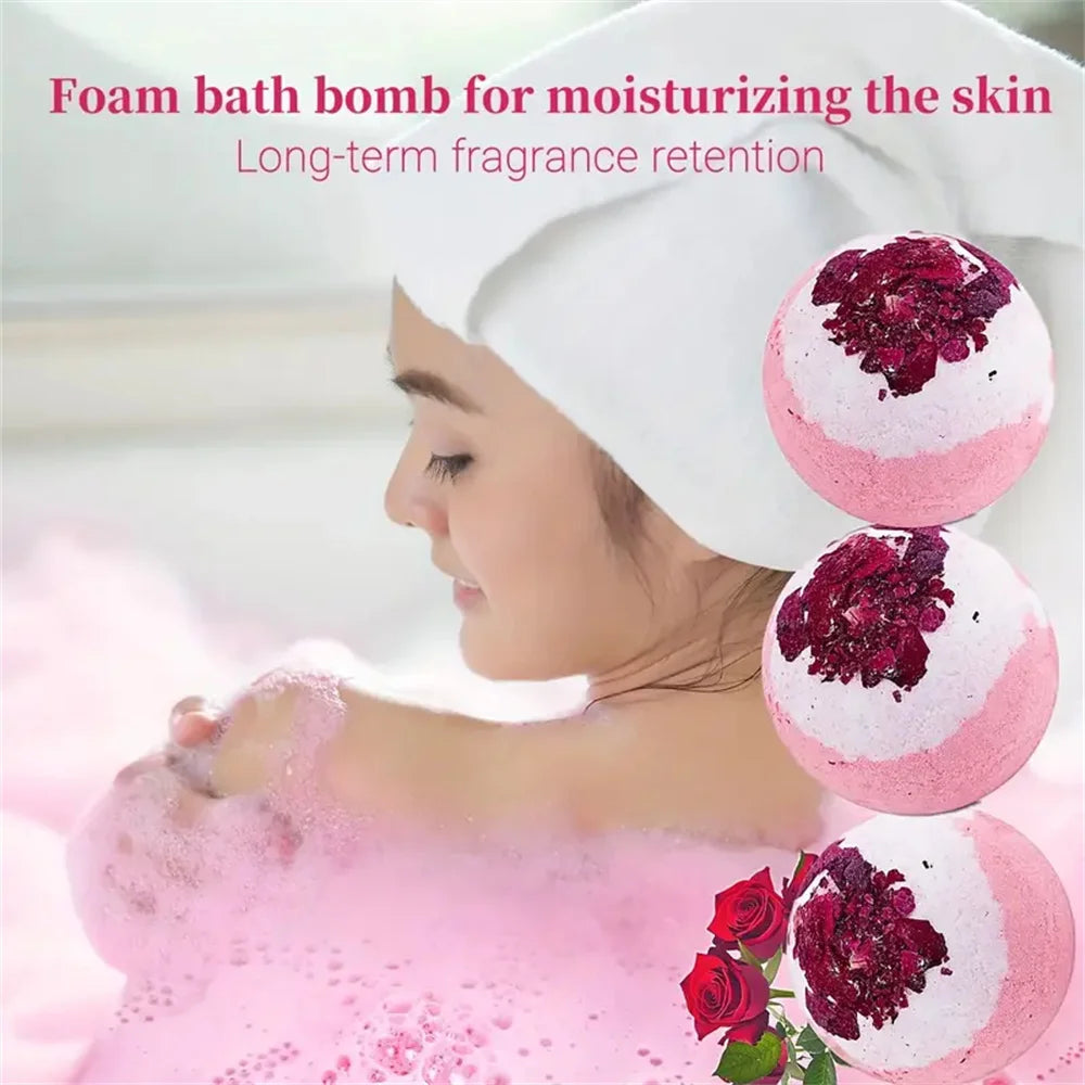 Coffret cadeau de bombes de bain aux huiles essentielles