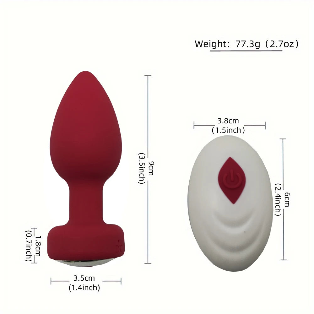 Vibromasseur anal sans fil avec télécommande, plug anal, masseur de prostate, masturbateur vaginal féminin, jouets sexuels pour adultes, femmes et hommes gays