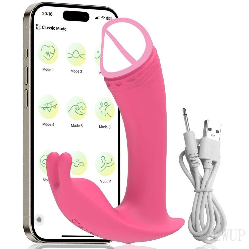 Vibromasseur point G avec application, culotte vaginale, vibromasseur lapin pour femme, stimulateur de clitoris, masturbateur féminin, jouets sexuels pour adultes