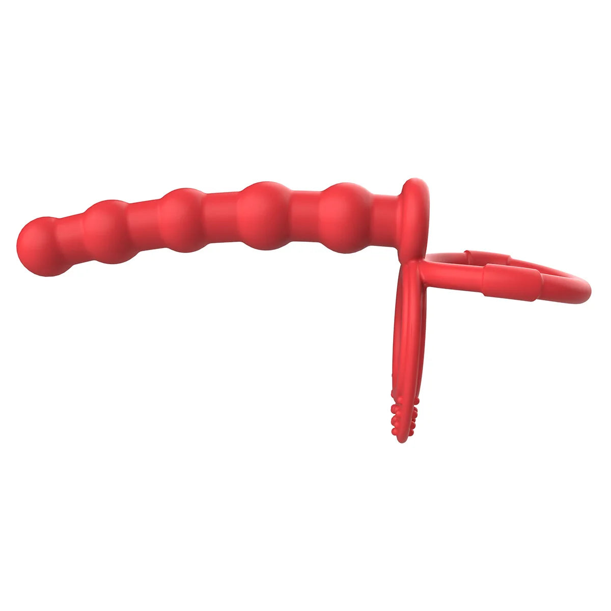 Vibromasseur double pénétration en silicone – Plug anal et jouet pour couple