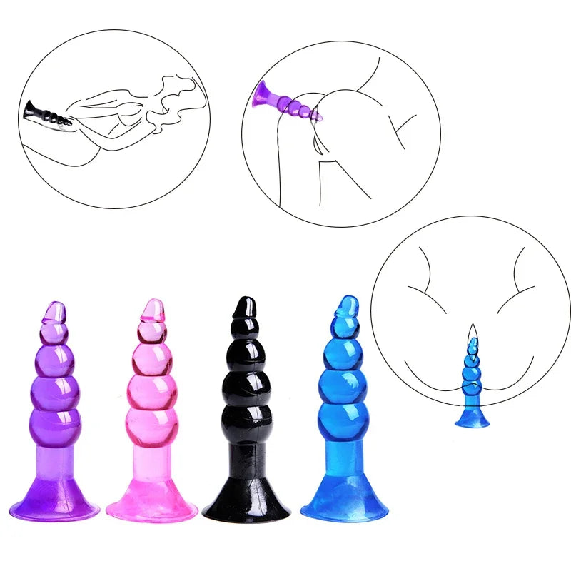 Plug anal en silicone – Masseur de prostate et de point G