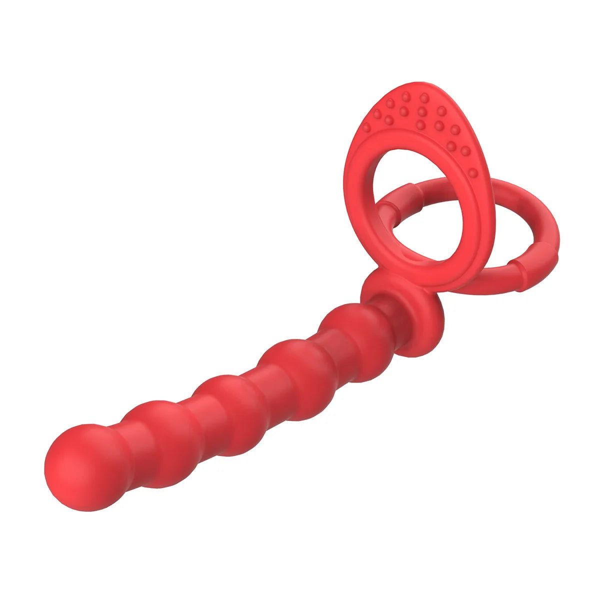 Vibromasseur double pénétration en silicone – Plug anal et jouet pour couple