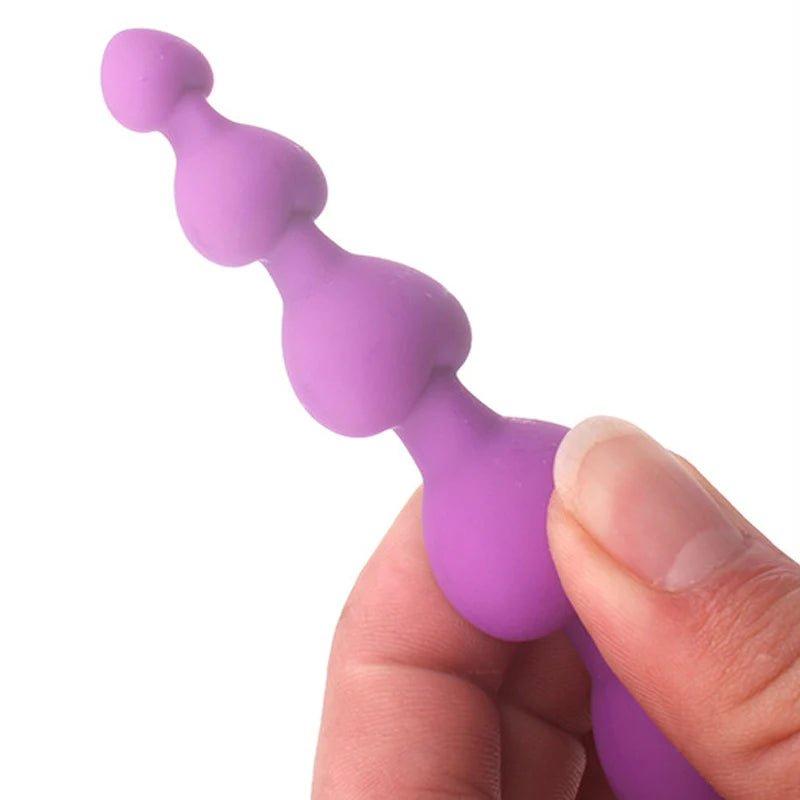 Plug anal souple en forme de cœur, grosses boules en silicone, stimulation du point G, pour adultes, couple, sexy, nouveauté 2022