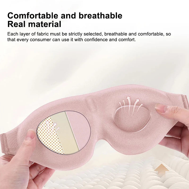 Masque de sommeil 3D – Bandeau doux pour un sommeil réparateur