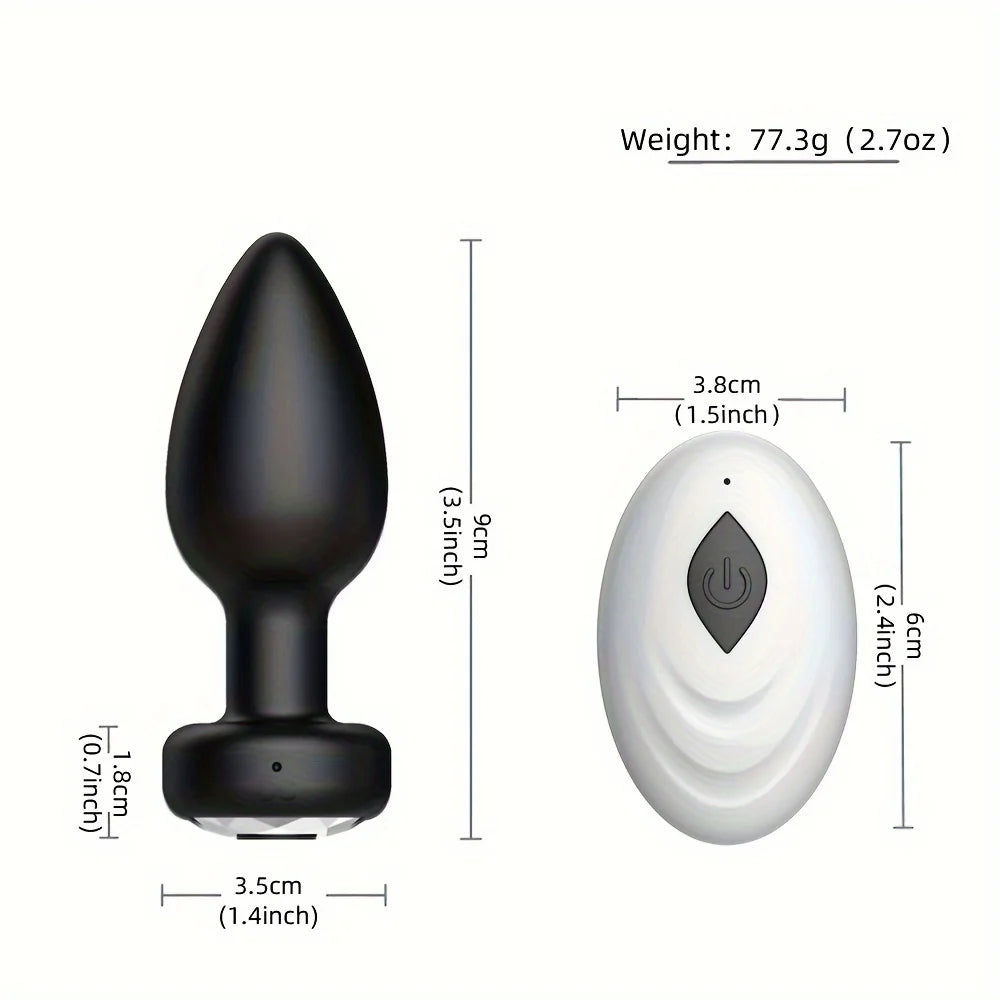 Vibromasseur anal sans fil avec télécommande, plug anal, masseur de prostate, masturbateur vaginal féminin, jouets sexuels pour adultes, femmes et hommes gays