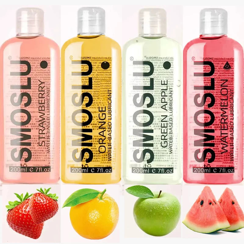 Gel lubrifiant personnel fruité à base d'eau