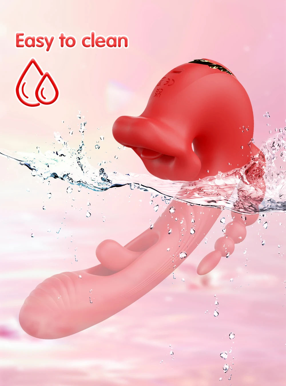 Vibromasseur à langue pivotante pour femme, outil de masturbation féminine, jouet sexuel, stimulateur de vibrations, gode rose, jouets sexuels pour 18 adultes