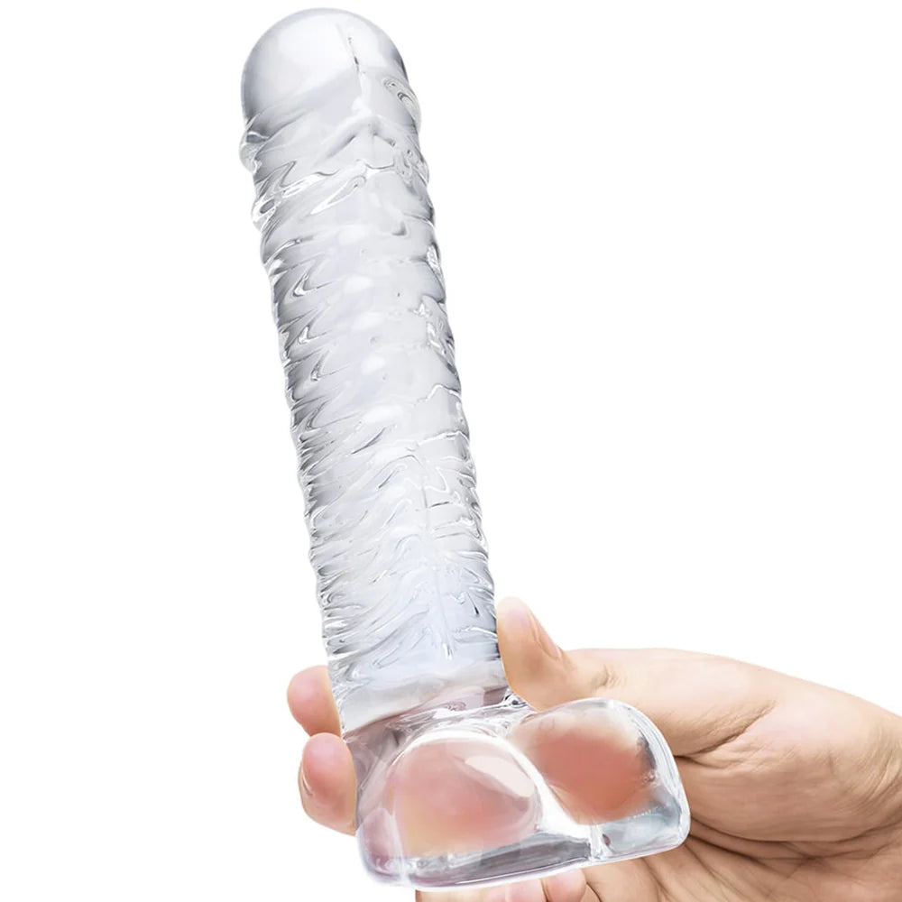 Gode réaliste en silicone – Jouet doux et réaliste avec base à ventouse