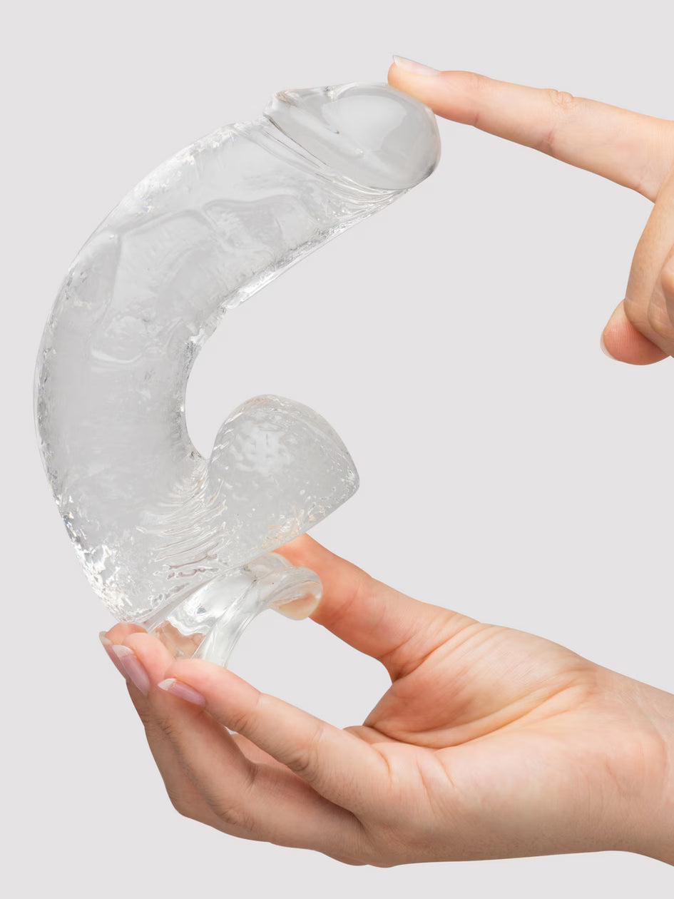 Gode réaliste en silicone – Jouet doux et réaliste avec base à ventouse
