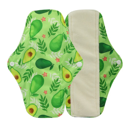 Serviettes hygiéniques réutilisables en charbon de bambou – Protège-slips lavables