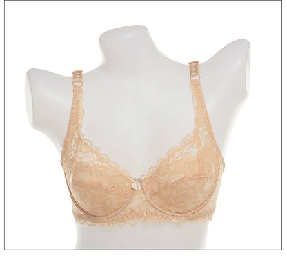 Soutien-gorge push-up en dentelle pour femme – Bralette à armatures