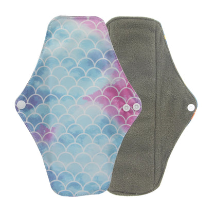 Serviettes hygiéniques réutilisables en charbon de bambou – Protège-slips lavables