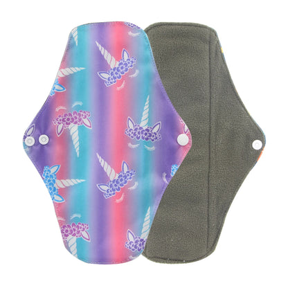 Serviettes hygiéniques réutilisables en charbon de bambou – Protège-slips lavables