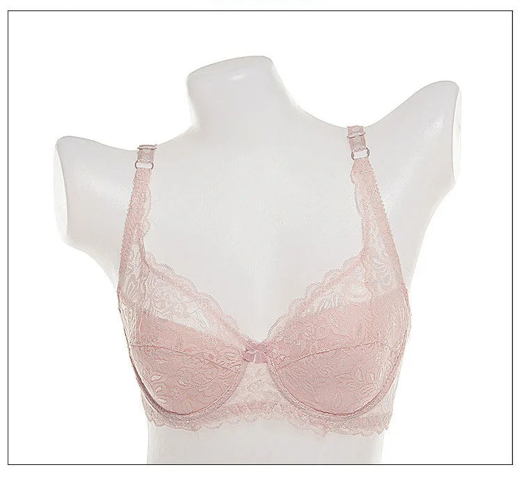 Soutien-gorge push-up en dentelle pour femme – Bralette à armatures