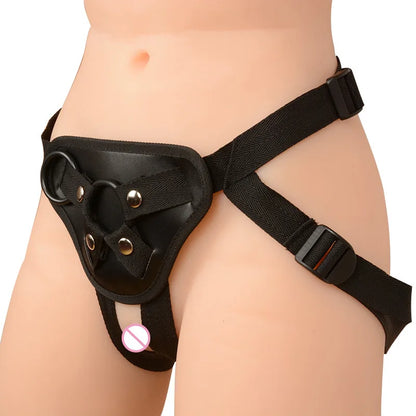 Culotte à sangle portable avec gode réaliste
