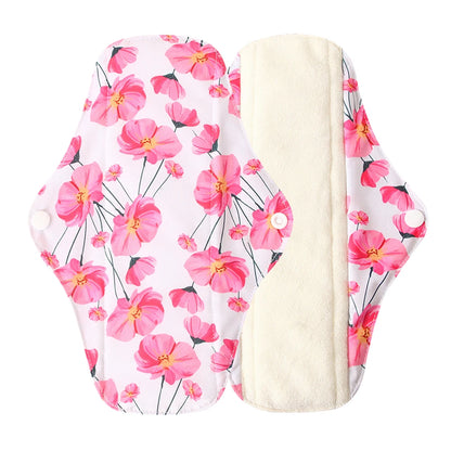 Serviettes hygiéniques réutilisables en charbon de bambou – Protège-slips lavables