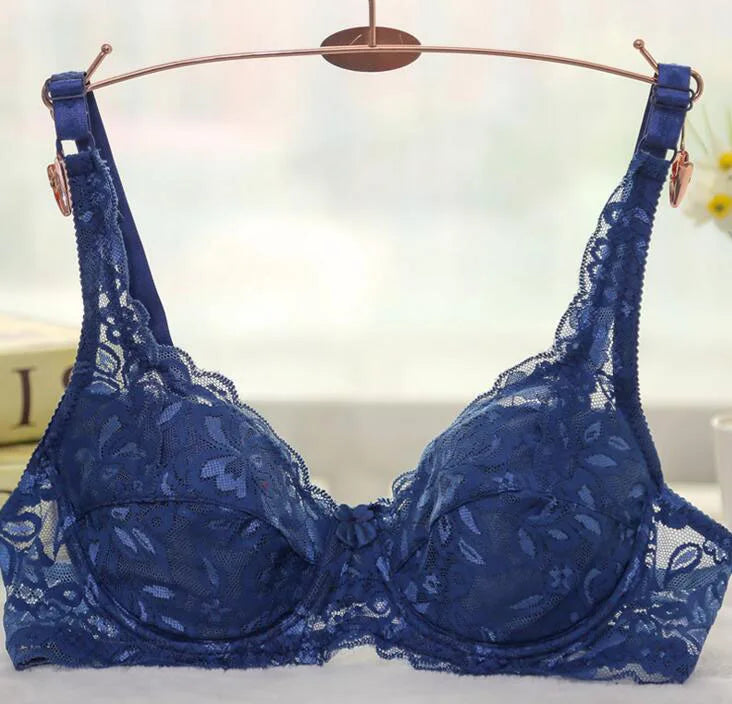 Soutien-gorge push-up en dentelle pour femme – Bralette à armatures