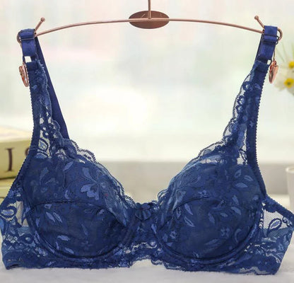Soutien-gorge push-up en dentelle pour femme – Bralette à armatures