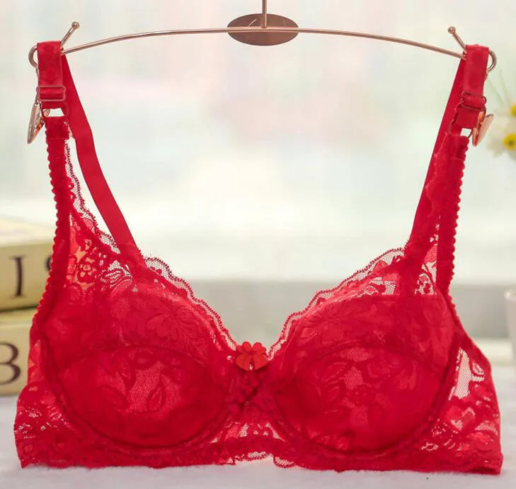 Soutien-gorge push-up en dentelle pour femme – Bralette à armatures