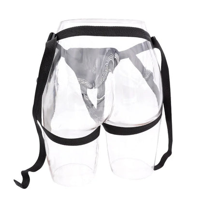 Culotte à sangle portable avec gode réaliste