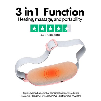 Ceinture chauffante électrique – Soulage les crampes menstruelles et réchauffe l'abdomen