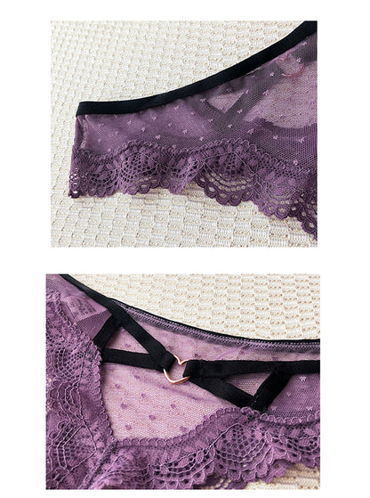 String en dentelle pour femme – String transparent taille basse