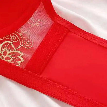Soutien-gorge push-up sans coutures et fermeture frontale pour femme