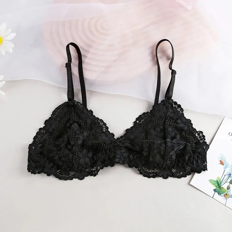 Bralette en dentelle pour femme – Lingerie fine et transparente