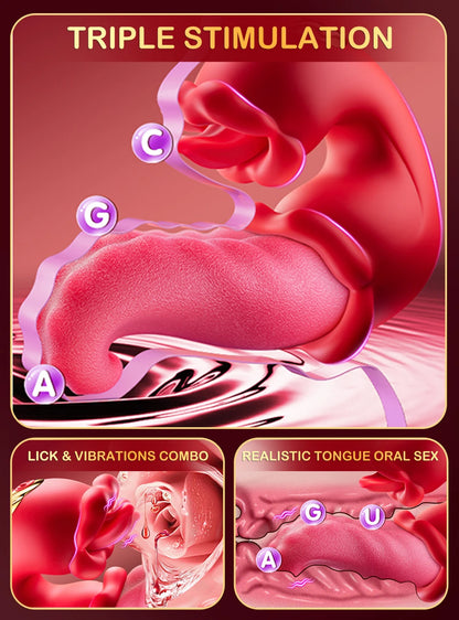 Vibromasseur à langue pivotante pour femme, outil de masturbation féminine, jouet sexuel, stimulateur de vibrations, gode rose, jouets sexuels pour 18 adultes