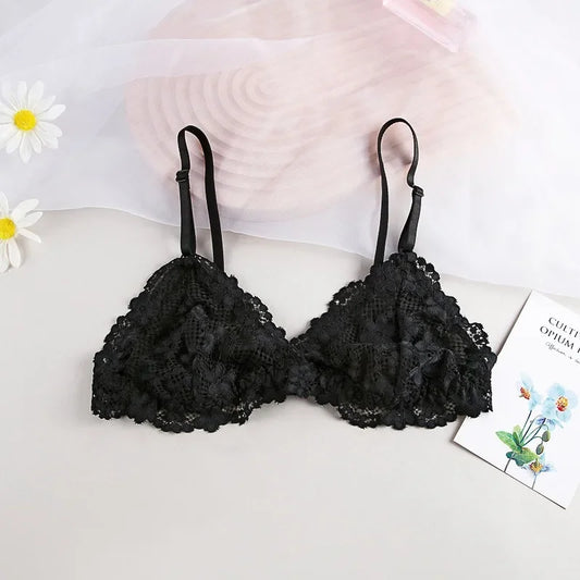 Bralette en dentelle pour femme – Lingerie fine et transparente