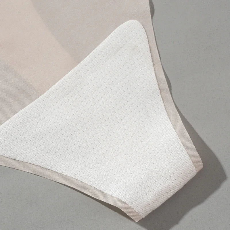 Lot de 3 strings transparents ultra-fins pour femme, sous-vêtements sexy sans couture, taille basse, couleur unie, séchage rapide