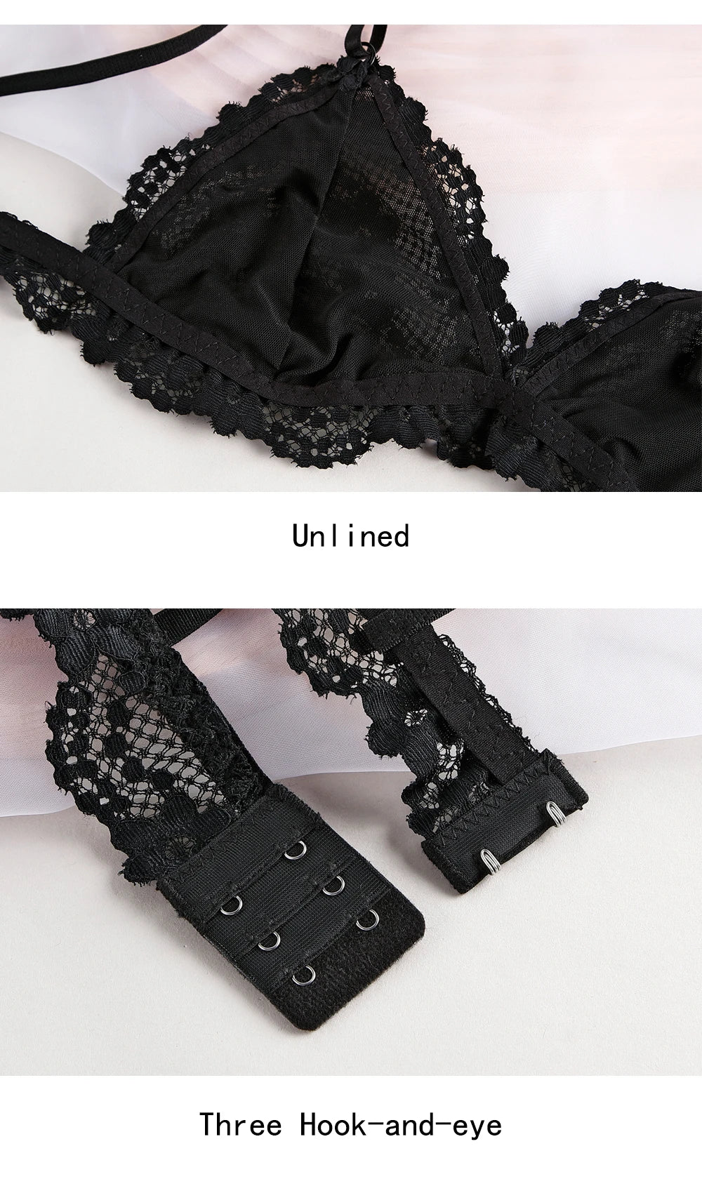Bralette en dentelle pour femme – Lingerie fine et transparente