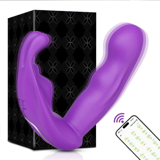 Vibromasseur point G avec application, culotte vaginale, vibromasseur lapin pour femme, stimulateur de clitoris, masturbateur féminin, jouets sexuels pour adultes