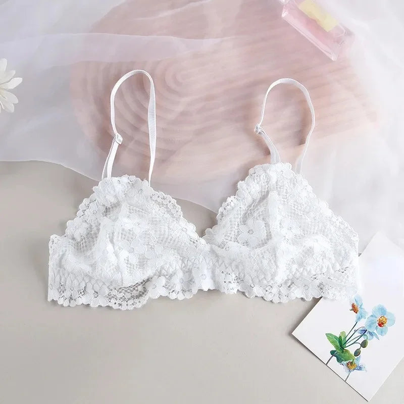 Bralette en dentelle pour femme – Lingerie fine et transparente