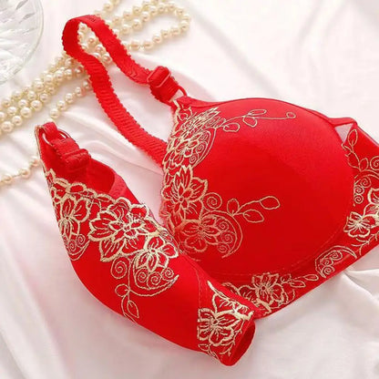 Soutien-gorge push-up sans coutures et fermeture frontale pour femme