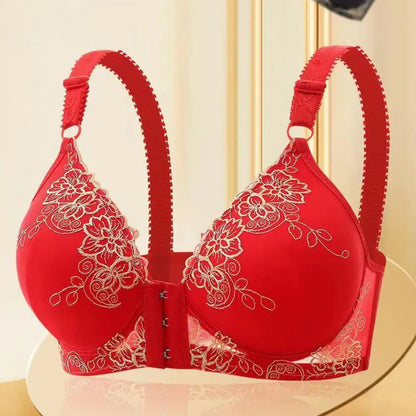 Soutien-gorge push-up sans coutures et fermeture frontale pour femme